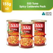 555 Tuna Spicy Caldereta 155g Pack of 3