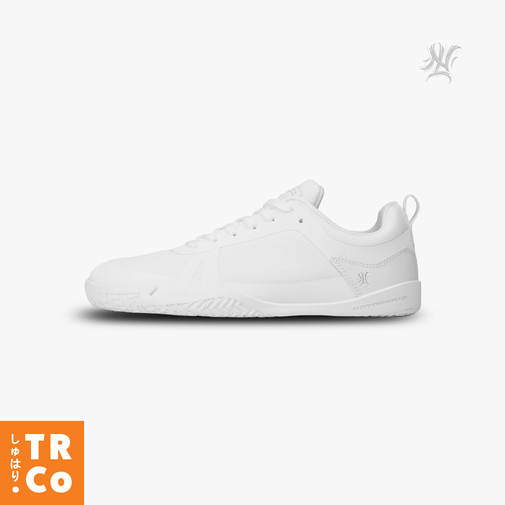 Discount on Notorious Lift  shoes - SKU: Notorious Lift RADIX - Pure White. Barefoot Powerlifting Shoes. Zero Heel-to-Toe Drop. Exceptional G