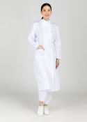 "Stylish White PPE Gown - Lab and Isolation Gown"