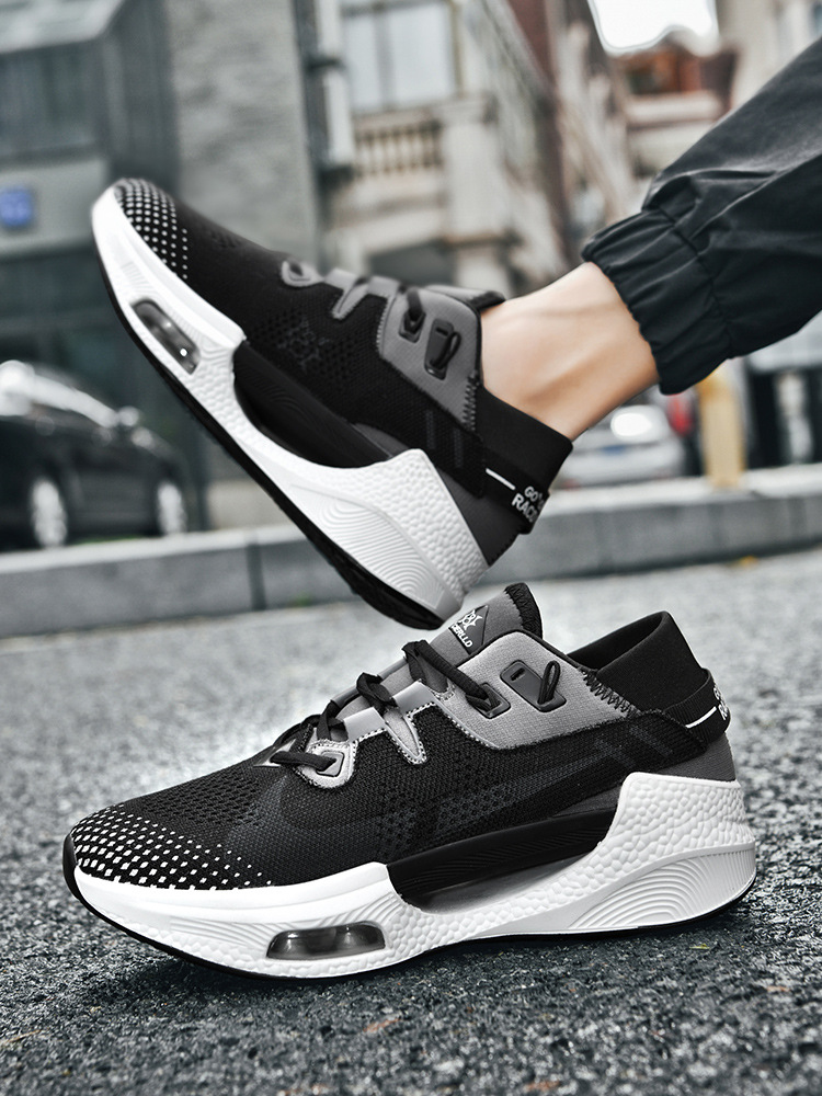 Men's Running Breathable Flying Woven Sports Sneakers High Rebound