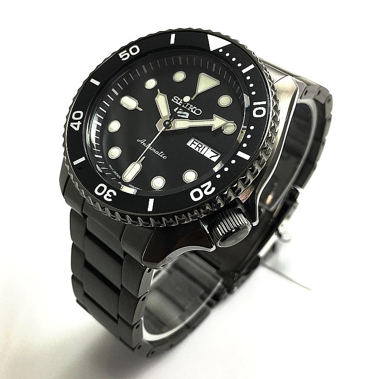 Seiko 5 sports automatic all online black