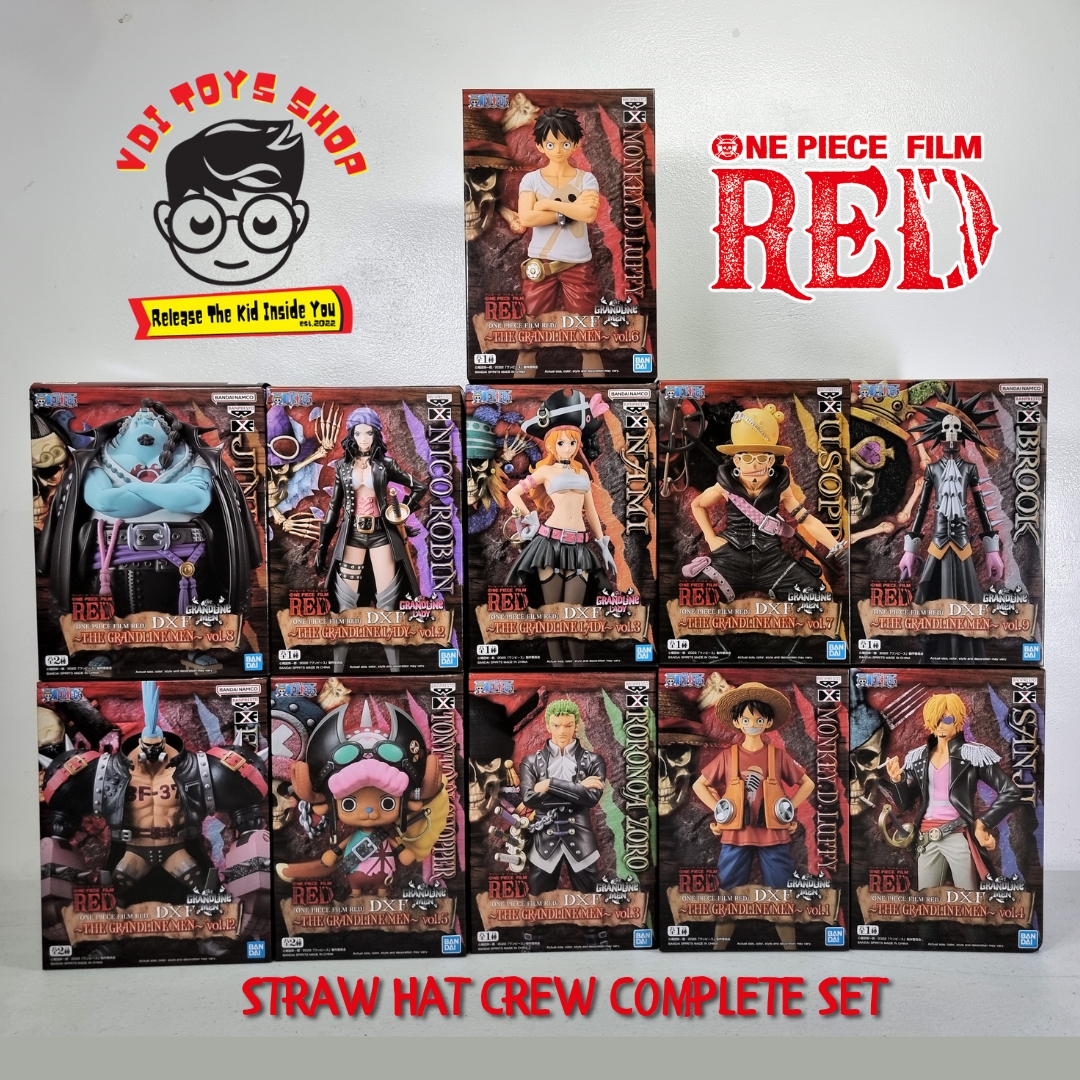 VDI Toys Shop | Banpresto | One Piece Red Film DXF Straw Hat Crew