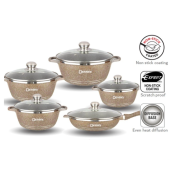 12 Piece Dessini Stainless Steel Induction Cookware Set