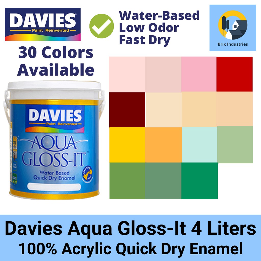 davies water based enamel