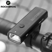 ROCKBROS Bike Headlight - USB Charge, Rainproof, Ultralight Flashlight