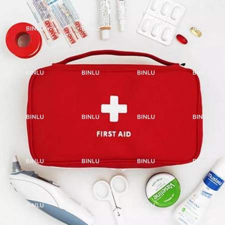 First Aid bag only,emergency first air bag,medicine bag,medicine finishing bag/bags,storage/organizer,pouch,handbag,household organizer,BINLU