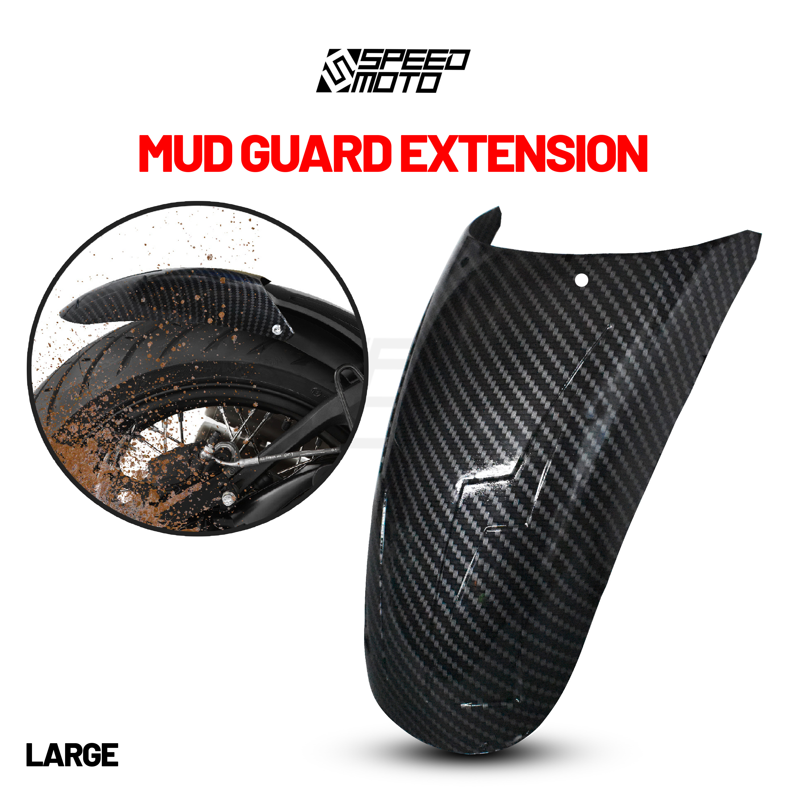 Bike discount mudguard extension