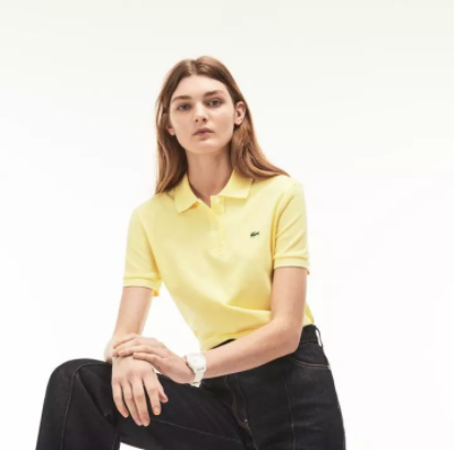 Yellow polo cheap shirt outfit women's