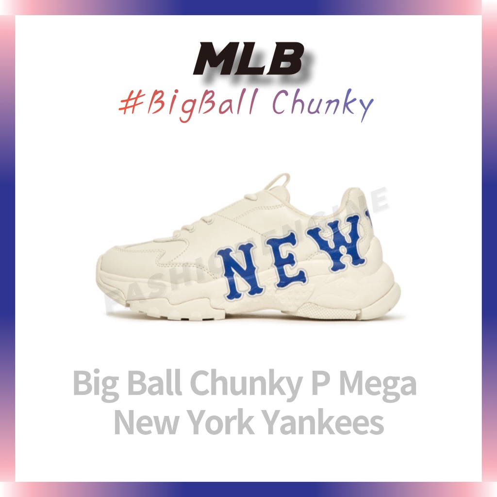 MLB Chunky Low NY Black Shoes 32SHU2111-50L Expeditedship