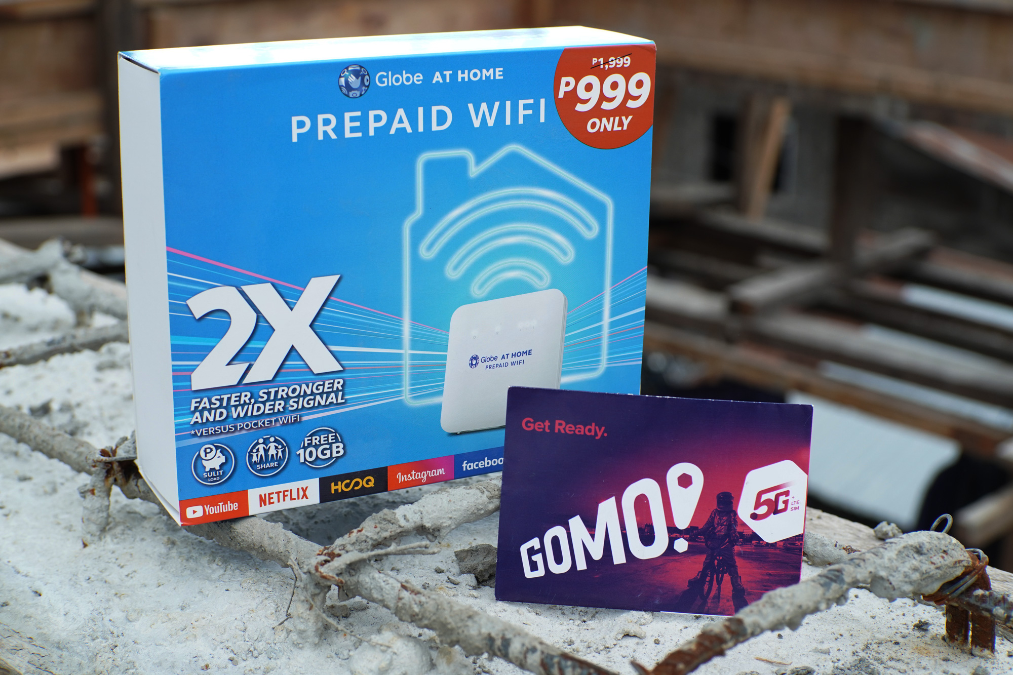 GOMO sim Plus Modem Router Wifi with 30 Days Unlimited Internet