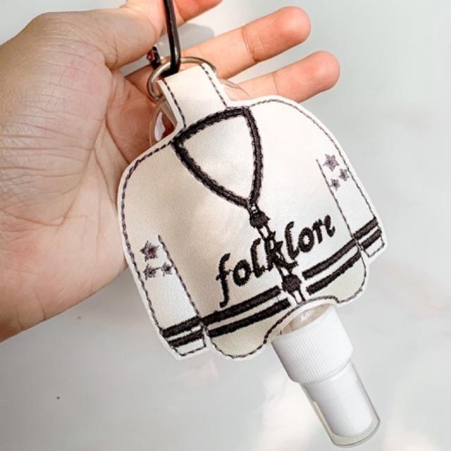 Taylor Swift Folklore Leather Keychain