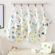 Newborn Baby Face Towels - 6 Layers 100% Cotton