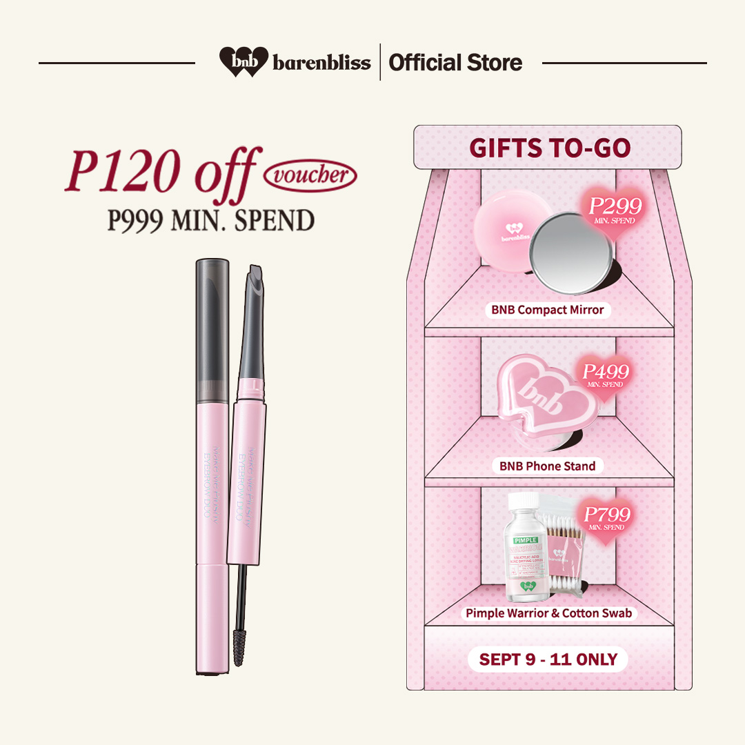 Discount on barenbliss  shoes - SKU: barenbliss BNB Make Me Plushy Eyebrow I Duo 2-in-1 Eyebrow Browcara l Water-Smudge-Sweat-proof I 24H