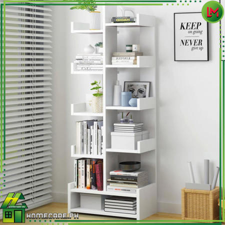 Homecare PH.Book shelf Display Shelf Multipurpose Rack Book Cabinet Ladder Stand Rack