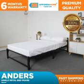 ANDERS METAL BED FRAME - Affordahome Furniture