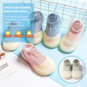 Breathable Mesh Baby Walking Shoes - Anti-Slip Floor Socks