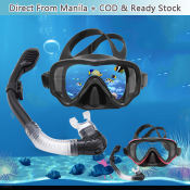 Professional Diving Goggles Set for Adults by 