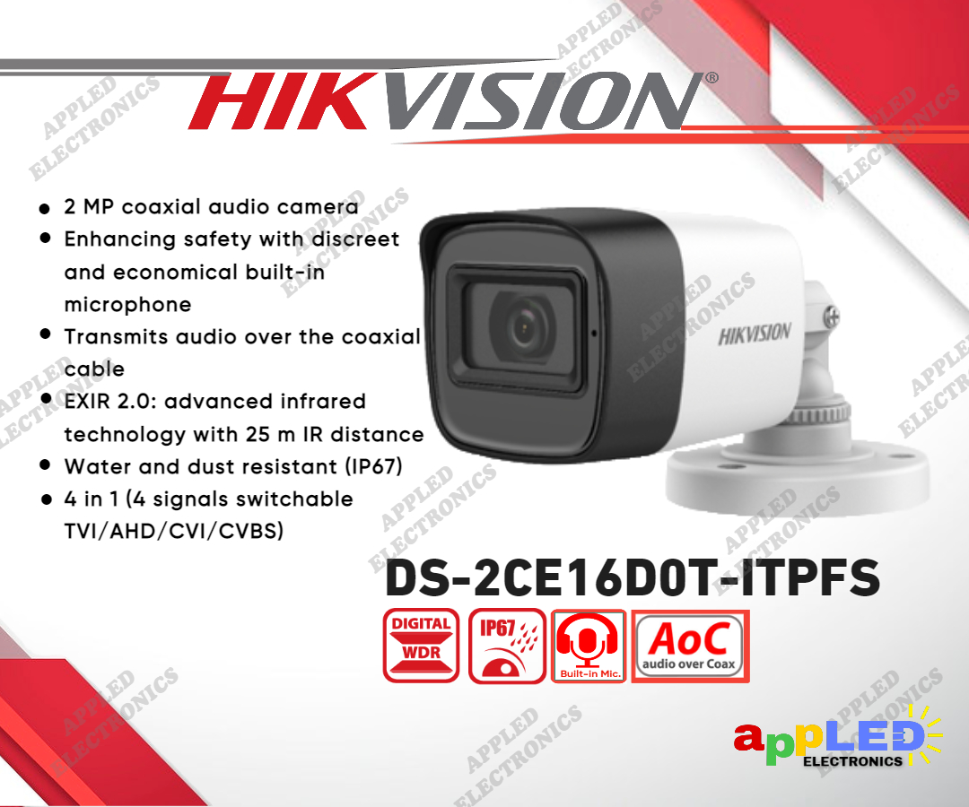 camera hikvision audio