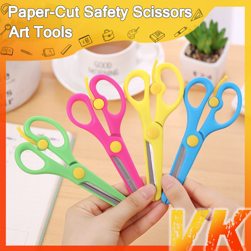 solacol Back to School Supplies ,Scissors for Kids Age 8-12, Quality  scissors Paper cutting Plastic scissors Children's toys