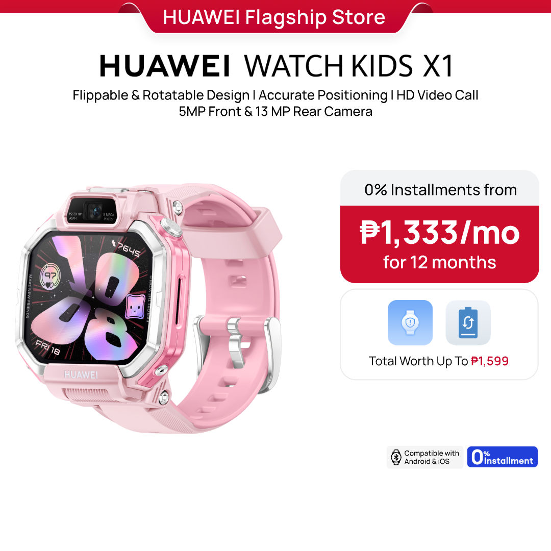 HUAWEI WATCH KIDS X1 l Watch Phone l Accurate Positioning l HD Video Calls l 5MP Front & 13 MP Rear Camera l Shake to Add Friends l Health Assistant l 32GB Storage - Image 2