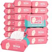 Organic Baby Wipes 80 Pcs Per Pack 99% Water Hypoallergenic