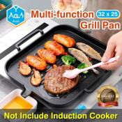 Aoli Non-Stick Grill Pan for Induction Cooker & Gas Stove