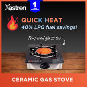 Astron MAXHEAT1 Ceramic Gas Stove with Infrared Burner