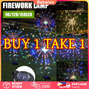 150 LED Solar Firework Lights for Outdoor Decorations