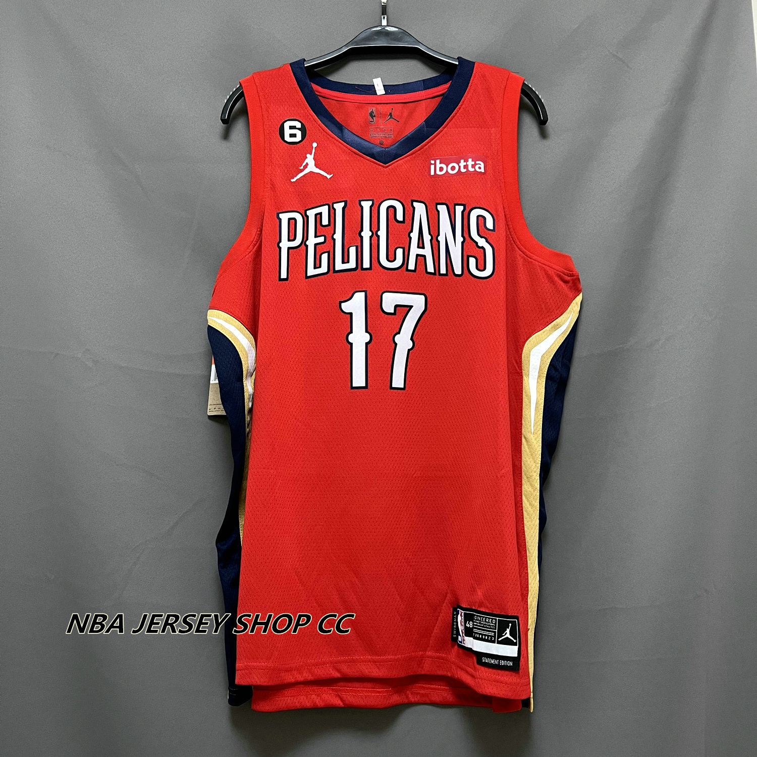Men's New Orleans Pelicans Brandon Ingram Fanatics Branded Red Fast Break  Replica Jersey - Statement Edition