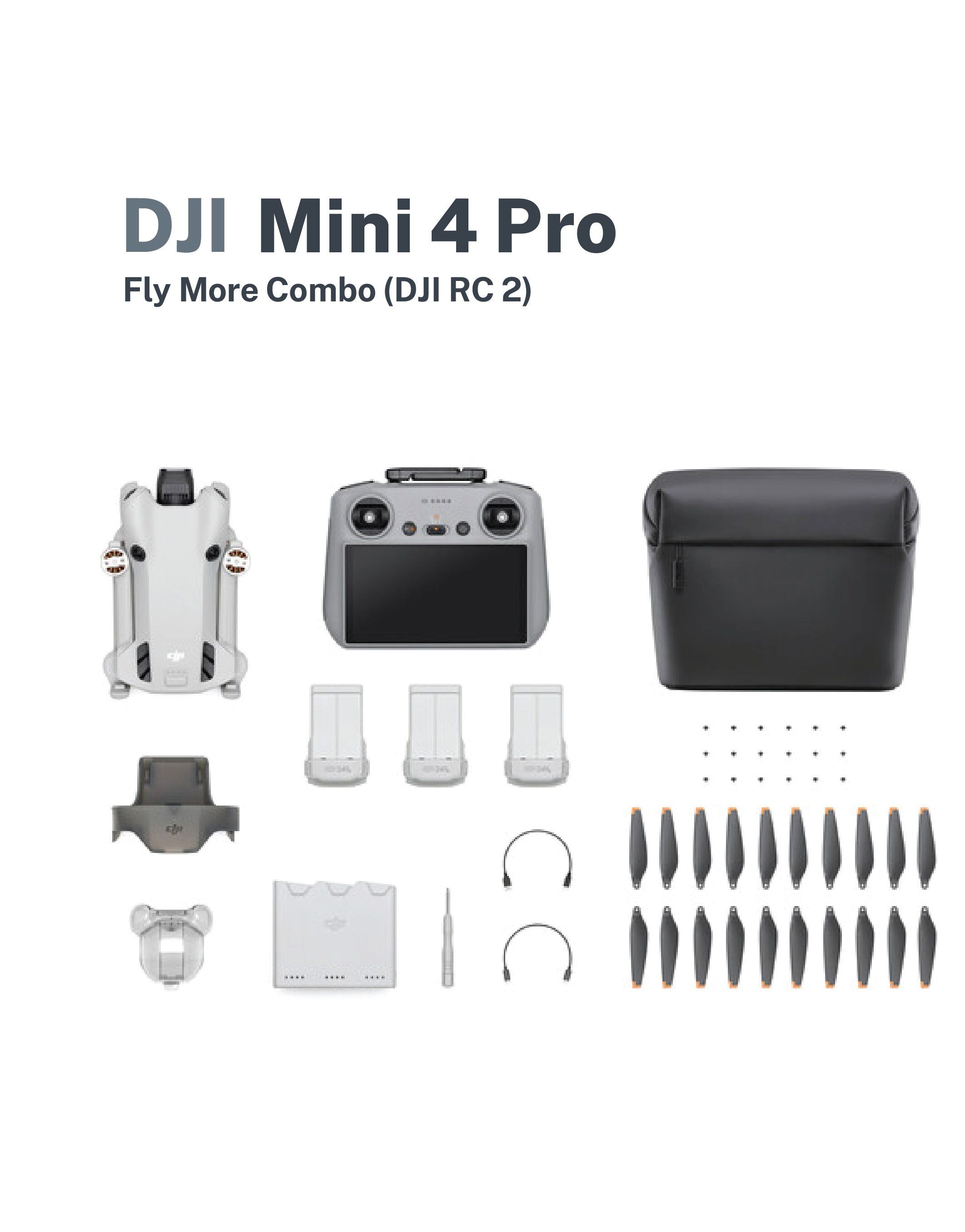 DJI Mini 4 Pro Fly More Combo (RC2)