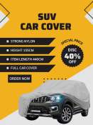 Toyota Fortuner SUV Car Cover - Waterproof, Scratch Resistant, UV Protection