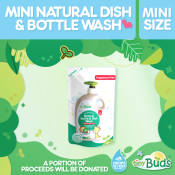 Tiny Buds Mini Natural Bottle and Dish Wash 30ml