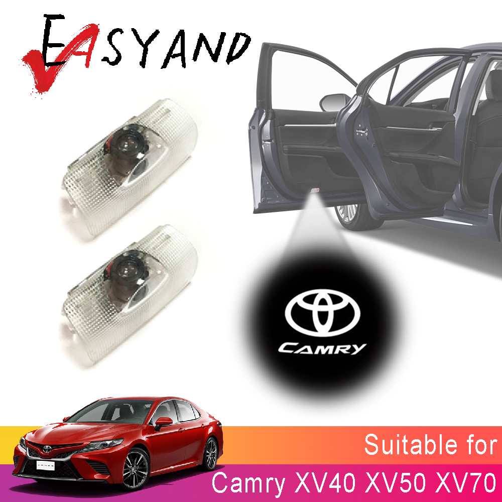 2pcs LED Car Door Light for Toyota Camry 2006-2025 Welcome Light Laser HD Logo Projector Non-destructive Installed Interior Lamp ราคา 259 บาท*ส่งฟรี