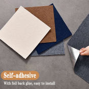 Self-Adhesive Anti-Slip Carpet Tiles for Modern Home Décor