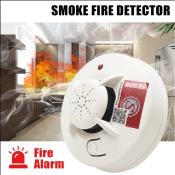 Wireless Photoelectric Smoke Detector Alarm for Family Guard