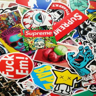 100 Pcs Sticker Bomb Decal Vinyl Roll For Car Skate SkateboardLaptop Luggage - Intl July 2018 - 2 100 Pcs Sticker Bomb Decal Vinyl Roll for Car Skate SkateboardLaptop Luggage - intl - 2