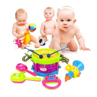 11PCS/Set Baby Intelligence Toys Rattles And Teether Jingle BallRing Baby Rattles Toys - Intl June 2018 - 3 11PCS/Set Baby Intelligence Toys Rattles and Teether Jingle BallRing Baby Rattles Toys - intl - 3