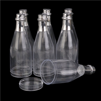 12pcs Champagne Bottles Candy Bottle Box Shower Party Favors (Transparent) June 2018 - 2 12pcs Champagne Bottles Candy Bottle Box Shower Party Favors (Transparent) - 2