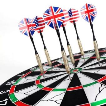 18 Inches Professional Dart Board Sport With 6 Pcs. Darts June 2018 - 2 18 inches Professional Dart Board Sport with 6 pcs. Darts - 2