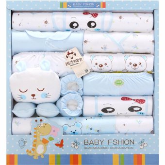 18pcs/set Newborn Babies Cotton Clothing Baby Boys Girls PrintSuits Toddlers Clothes + Accessories - Intl June 2018 - 3 18pcs/set Newborn Babies Cotton Clothing Baby Boys Girls PrintSuits Toddlers Clothes + Accessories - intl - 3
