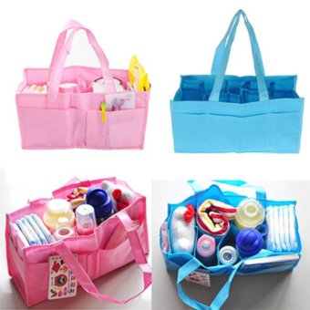 2017 Practical Pregnant Woman Handbag Portable Packet Baby Diapersdiaper Change Bag Milk Bottle Locker Inner Container Blue Pink -intl July 2018 - 2 2017 practical pregnant woman handbag portable packet baby diapersdiaper change bag milk bottle locker inner container blue pink -intl - 2