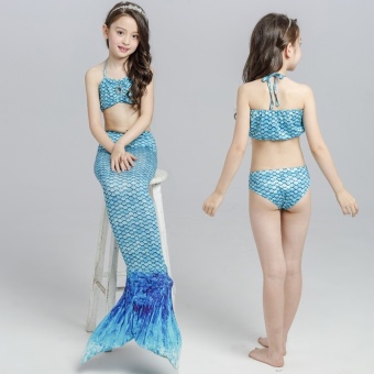 2017 Summer Girl Kids Mermaid Tail Swimwear Children Bikini BathingSuit Swimsuit Beach Wear (Pink) - Intl April 2018 - 4 2017 Summer Girl Kids Mermaid Tail Swimwear Children Bikini BathingSuit Swimsuit Beach Wear (Pink) - intl - 4