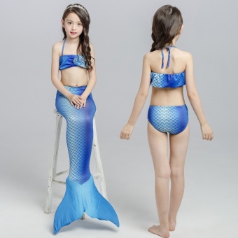 2017 Summer Girl Kids Mermaid Tail Swimwear Children Bikini BathingSuit Swimsuit Beach Wear (Pink) - Intl April 2018 - 5 2017 Summer Girl Kids Mermaid Tail Swimwear Children Bikini BathingSuit Swimsuit Beach Wear (Pink) - intl - 5