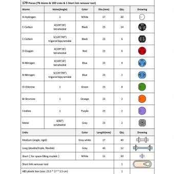 240pcs Molecular Structure Building Model Kit Labs Chemistry Set Science Educational Toys - Intl June 2018 - 5 240pcs Molecular Structure Building Model Kit Labs Chemistry Set Science Educational Toys - intl - 5