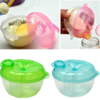 2Pcs Food Storage Container 3-Layer Milk Powder Box Baby Feeding - Intl June 2018 - 4 2Pcs Food Storage Container 3-Layer Milk Powder Box Baby Feeding - intl - 4