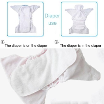 3Pcs Newborn Baby Nappy Adjustable Washable Diaper Cover Breathable Reusable Cloth Suit For 0-2 Years - Intl June 2018 - 3 3Pcs Newborn Baby Nappy Adjustable Washable Diaper Cover Breathable Reusable Cloth Suit For 0-2 Years - intl - 3