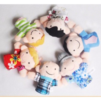 6pcs/lot 7cm Lovely Family Finger Puppets Cloth Baby EducationalHand Story Plush Doll Toys For Kids Gifts - Intl June 2018 - 3 6pcs/lot 7cm Lovely Family Finger Puppets Cloth Baby EducationalHand Story Plush Doll Toys For Kids Gifts - intl - 3