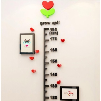 Acrylic Child Height Decor Kids Room Growth Chart Measure Wall Stickers (1.6 Meters) - Intl April 2018 - 4 Acrylic Child Height Decor Kids Room Growth Chart Measure Wall Stickers (1.6 meters) - intl - 4