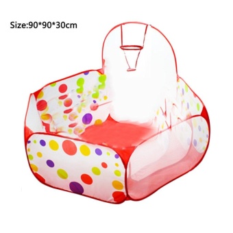 Allwin Polka Dot Pattern Foldable Kids Play House Tent Outdoor&Indoor Basketball Tent Multicolor - Intl June 2018 - 5 Allwin Polka Dot Pattern Foldable Kids Play House Tent Outdoor&Indoor Basketball Tent Multicolor - intl - 5