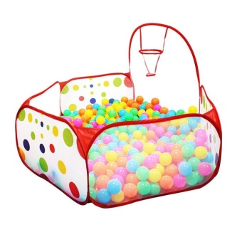 Allwin Polka Dot Pattern Foldable Kids Play House Tent Outdoor&Indoor Basketball Tent Multicolor - Intl June 2018 - 2 Allwin Polka Dot Pattern Foldable Kids Play House Tent Outdoor&Indoor Basketball Tent Multicolor - intl - 2